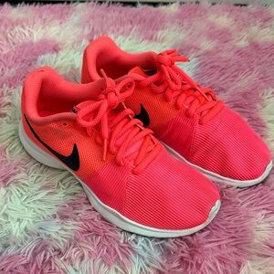 Nike Bijoux Kids' Neon‎ orange and Black Sneakers